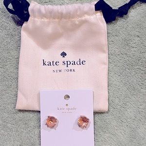 Brand new Kate Spade Peach colored Studs